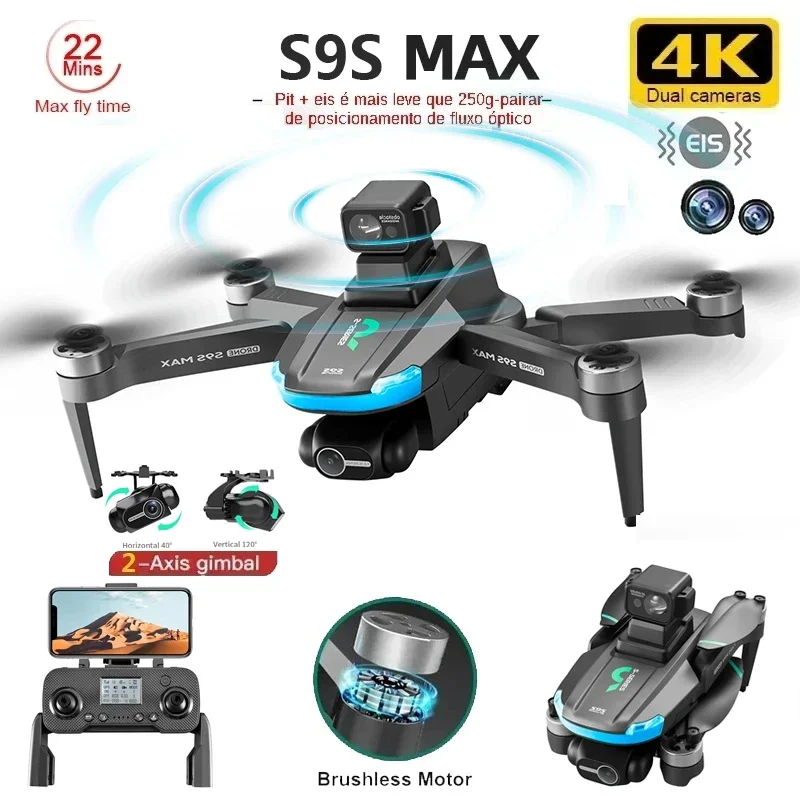 Drone Camera 4K - 新しい S9S MAX ミニドローン 4K 2
